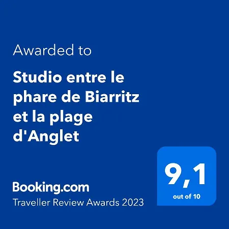 Entre Le Phare De Biarritz Et La D'anglet Appartamento